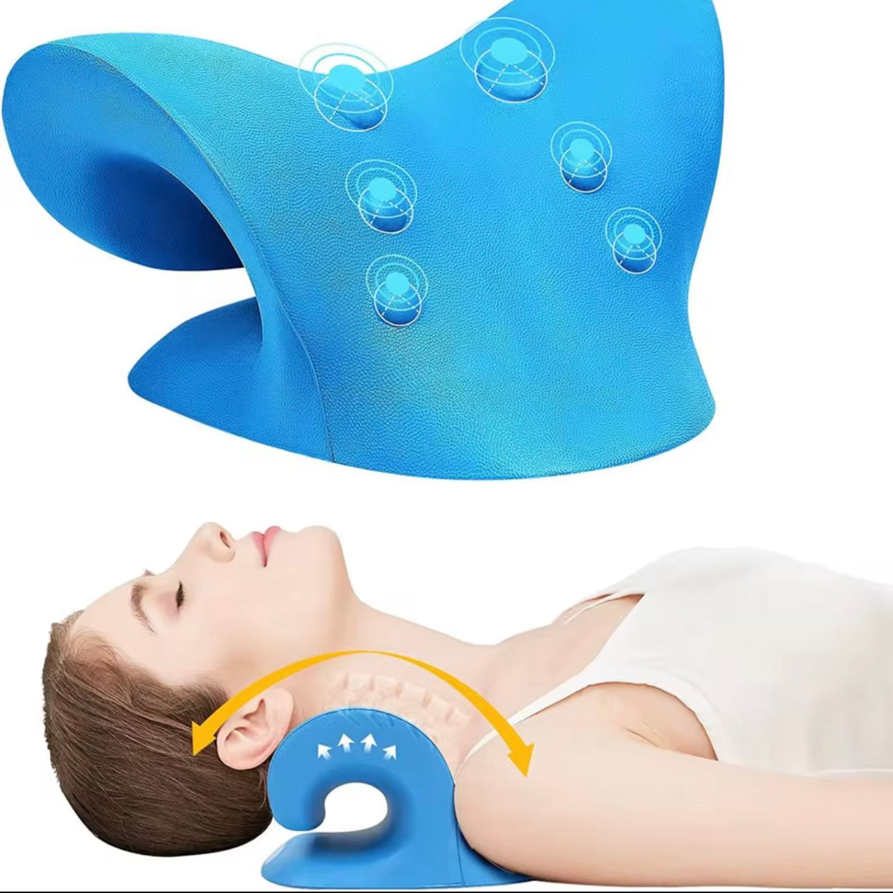 Neck Traction & Massage Pillow