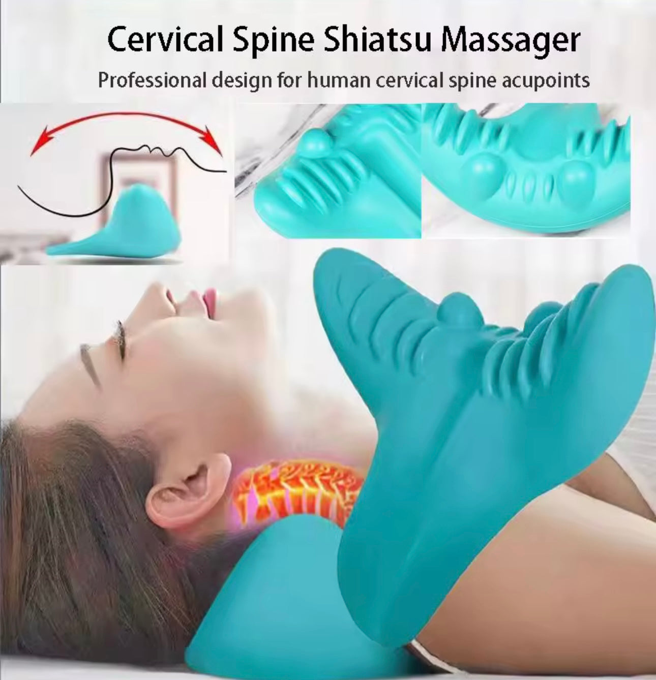 Neck Traction & Massage Pillow