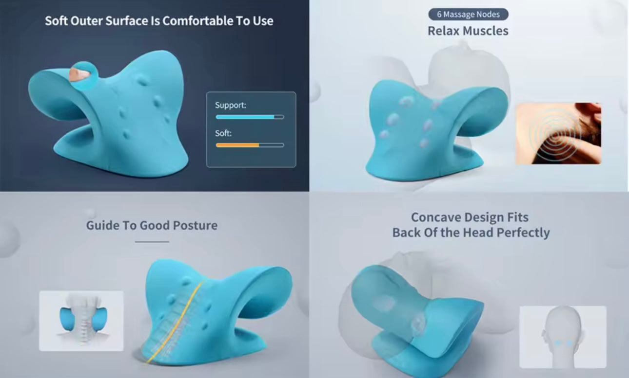 Neck Traction & Massage Pillow