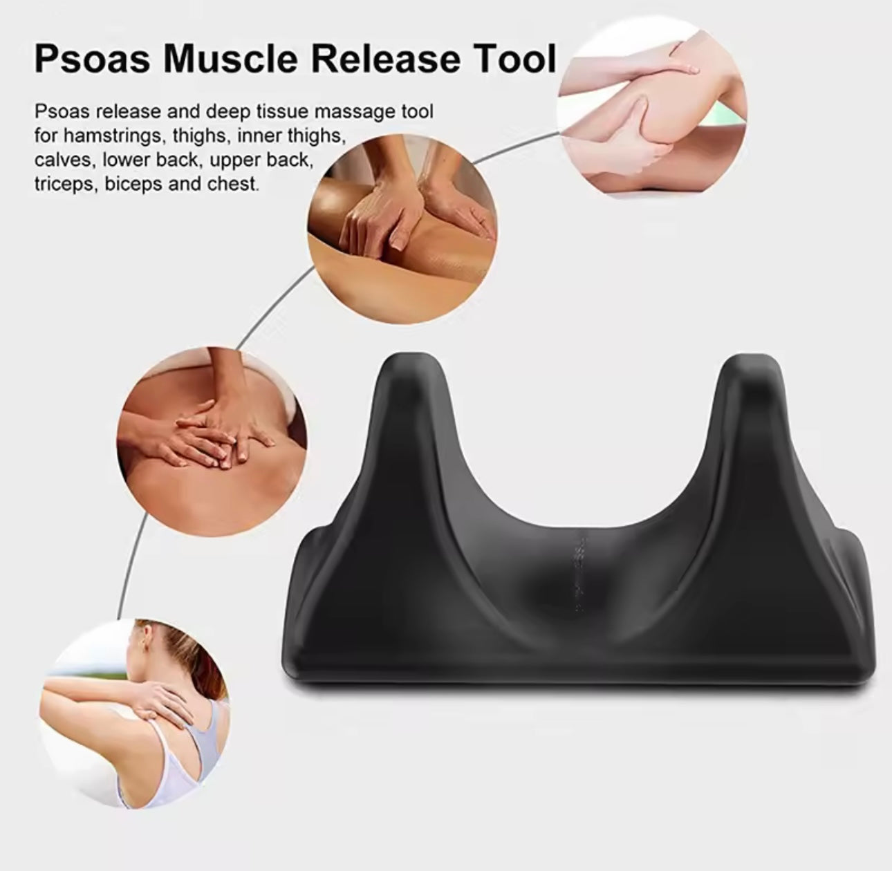 Release Tool - Hip Hook Muscle Release Tool Back Stretcher Stretching Equipment Release Tool Deep Tissue Relief