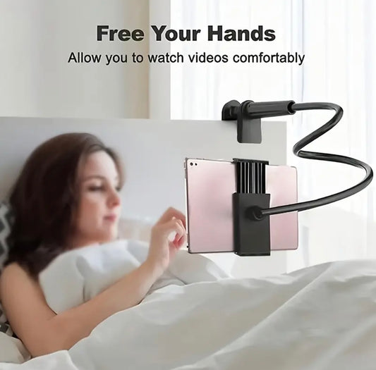 360° Rotating Tablet Phone Holder Spiral Base Lazy Stand