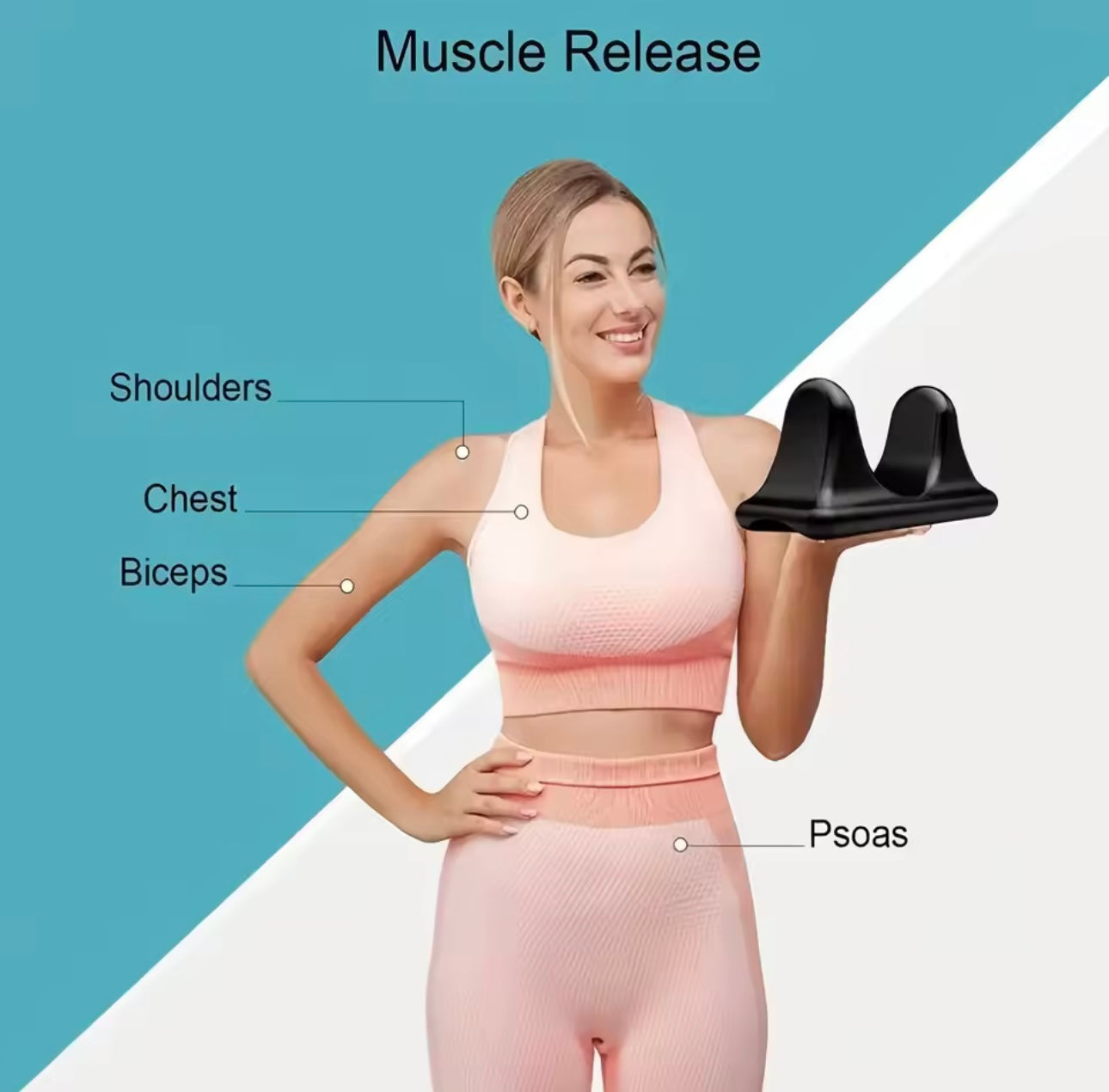 Release Tool - Hip Hook Muscle Release Tool Back Stretcher Stretching Equipment Release Tool Deep Tissue Relief