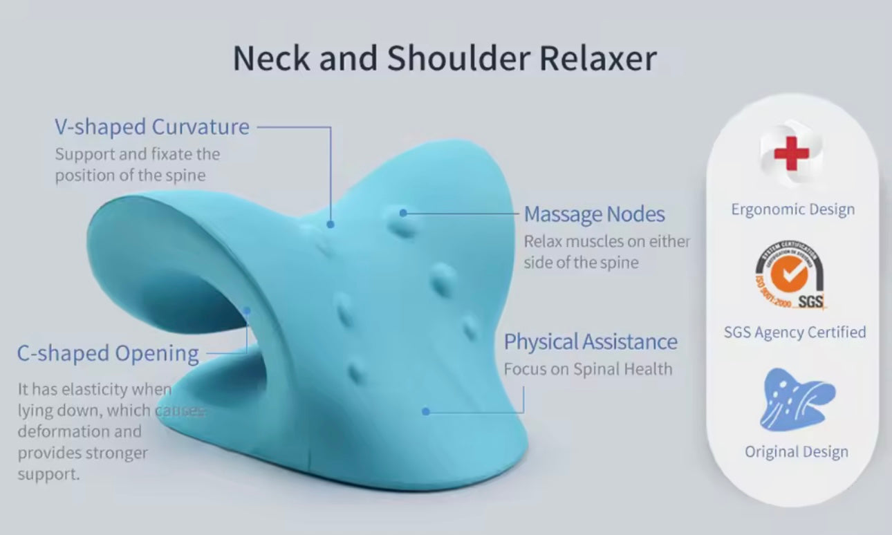 Neck Traction & Massage Pillow