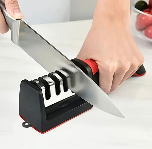 4-Stage Professional Knife Sharpener - High-Precision Whetstone